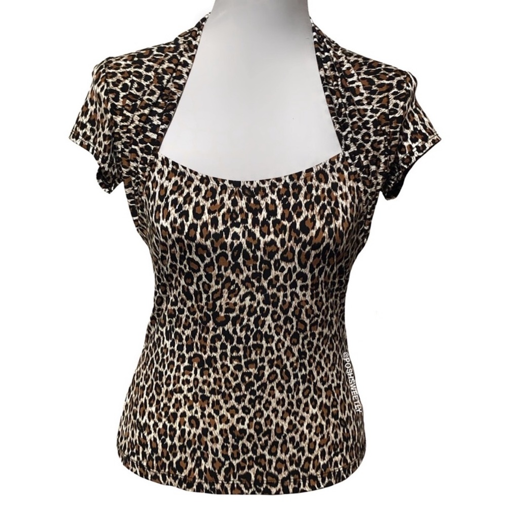 Fredericks of Hollywood Cheetah Print Blouse - Picture 1 of 2